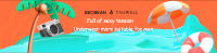 Tanga De Baño Para Hombre Seobean Tres Piezas Ajustable Transpirable Con Estampado De Rayas En Agua Triángulo Bikini De Playa - details 0