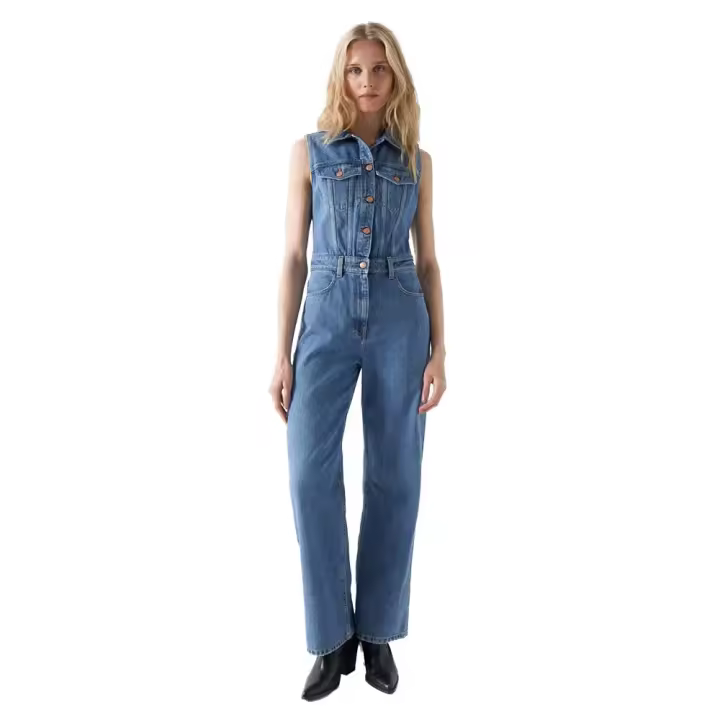 Salsa Jeans Mono Largo Vintage Azul - 1
