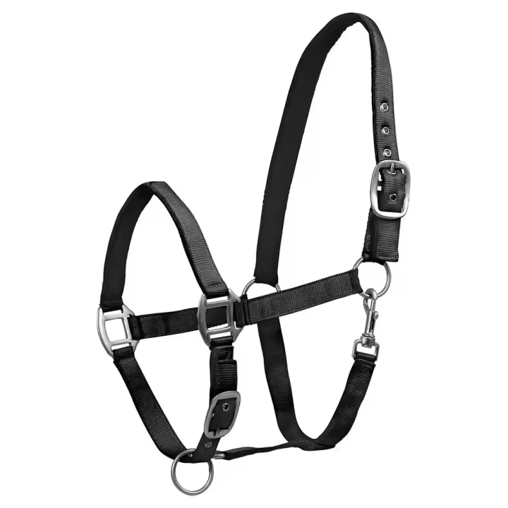 Waldhausen Cabezada Cuadra Perlon Satin Negro - 1