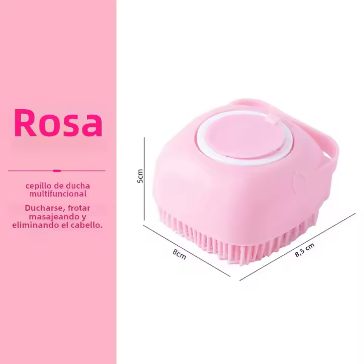 Cepillo De Baño Para Mascotas Multifuncional Con Masaje Material De Silicona Suave Y Seguro Para Perros Grandes Gatos Y Puppies Herramientas De Baño Para Animales De Compañía - 1