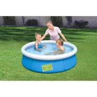 Piscina infantil económica Bestway redonda con aro superior hinchable sin depuradora para niños de 152cm de diámetro y 38cm de altura - details 1