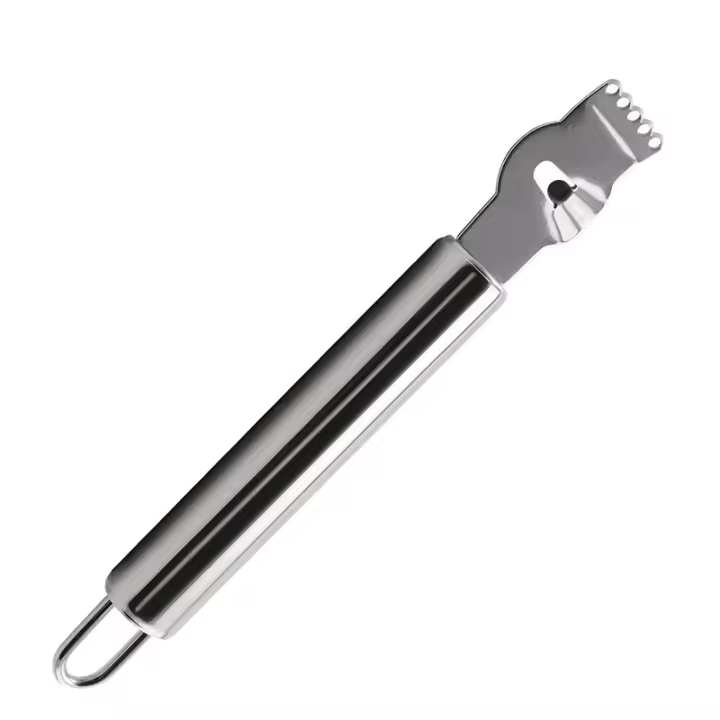 Zestador De Naranja Y Limón De Acero Inoxidable LMETJMA Con Cuchillo Y Bucle Para Colgar Eco-amigable Y Con Agarre KC0127 - 1