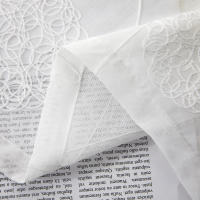 Cortinas Tullé Bordadas 2 Panel Para Sala De Estar Y Dormitorio Decoración De Hogar Translúcidas Con Bolsa Para Rodamiento Modernas Y Elegantes - details 9