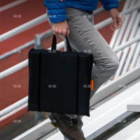 Cojín calefaccionado para asiento de estadio, soporte para la espalda, portátil, plegable, para acampar, conciertos, camping, cojín calefaccionado para asiento - details 4
