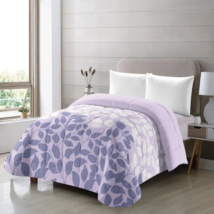 Terma Home - Edredón Nórdico Estampado Diamonds Lila Invierno Reversible 300g Alta Calidad Efecto Térmico Tacto Pluma Suave y Cálido 90 - 105 - 135 - 150 cm - 1