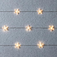 Luces De Hilo De Estrella LED 4M Con Cable De Cobre Para Decoración De Boda Y Fiesta En Casa Garlands De Navidad Operadas Por CR2032 - details 4
