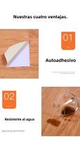 Papel Tapiz PVC Impermeable De 45cm Para Decoración De Hogar Pared Escritorio Armario Rayas De Madera Autoadhesivo Para Oficina Y Estudio - details 2