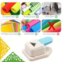 Pulverizador De Esquinas En Ángulo Con Patrón Floral Triangular Suministros De Scrapbooking Forma De Flor Pulidor - details 4