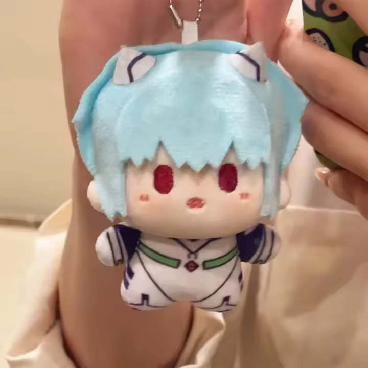 Muñeca De Peluche Mini De Anime Neon Genesis EVA Con Personajes Asuka Ayanami Rei Accesorio Creativo Kawaii Para Bolso Regalo De Cumpleaños - 1