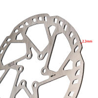 ZTTO Rotor De Freno Disco Para Bicicleta 220mm Acero Inoxidable 2.3mm Grueso 6 Bolos Compatible Con Bicicletas De Montaña Carretera BMX Y Cruisers - details 1