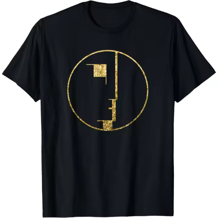 Camiseta de Manga Corta, 100% Algodón, Ropa Unisex para Hombres y Mujeres en 5 Tallas, Camiseta Negra, Cuello redondo con estampado. - 1