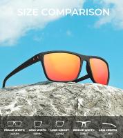 Polarized Sunglasses for Men, Lightweight Sun Glasses with UV Protection for Driving Fishing Golf - details 1