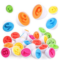 Juguetes Educativos Montessori Para Niños 4pcs Juego De Aprendizaje Temprano De Colores Formas Y Vehículos Verduras Juguetes Inteligentes De a Matched Egg - details 10