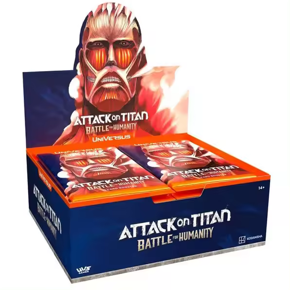 1 Caja sellada - Attack on Titan: Battle for Humanity - UniVersus -  Inglés - 1