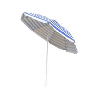 Sombrilla de Playa de Rayas, estructura metal giratoria con 8 Varillas y capa protector  Anti-UV. Sombrilla de playa con Bolsa de Transporte para Playa, Camping, Jardín y Piscina. - details 1