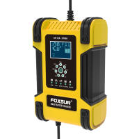Cargador De Batería De Coche Automático Inteligente 12A Gran Potencia Para Coche Y Camión 12V 24V Desulfurador De Batería - details 16