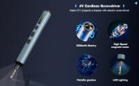 Kit De Herramientas De Reparación Con Destornillador Eléctrico Preciso 68 En 1 Sin Cable 64 Brocas S2 5 Configuraciones De Torque LED - details 2