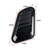 2PCS Adornos De Fibra De Carbono Para Maletero De Coche Decoración De Flujo De Aire De Adhesivos Para Ventosa Del Maletero Accesorios Para Coches - details 16