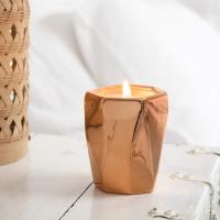 Vela con madera de pino, vela de soja natural para el invierno y el hogar, 65 horas de tiempo de combustión, oferta de olla de cerámica, 285G - details 1