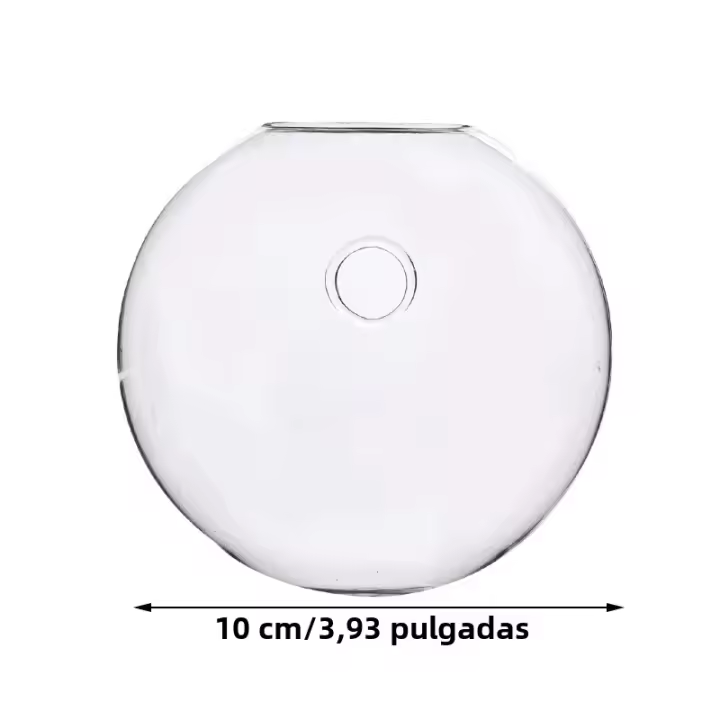 Vaso De Hierro Hidroponía Transparente Para Acuarios Pequeños En Pared Con Plantas Y Peces Juego De Decoración Para El Hogar - 1