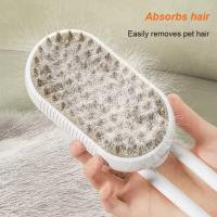 Cepillo De Baño Para Perros Y Gatos Con Spray Anti-Deslizamiento Cepillo De Pelaje Para Mascotas Eliminador De Pelo Plástico - details 1