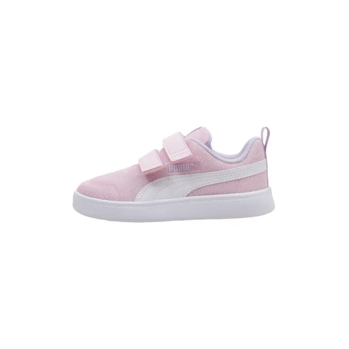 Puma COURTFLEX V2 MESH  PS  Deportivas Planas Niña Rosa - 1