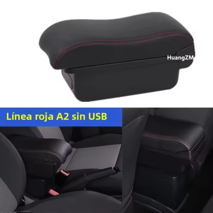 Caja De Reposabrazos Para Opel Corsa E 2014-2020 Accesorios De Coche Interior Especializados Caja De Almacenamiento Material De Cuero / Plástico ABS - 1