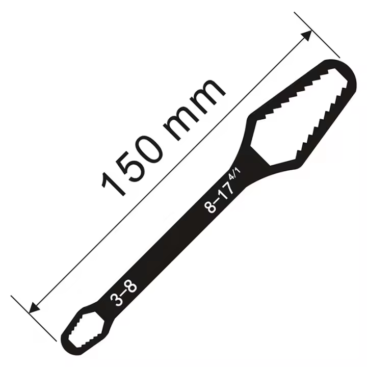 Llave Torx Universal Ajustable 8-22mm Self-Tightening Para Gafas Herramienta Manual Doble Cabeza Para Fábrica - 1