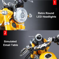 Honda Monkey Motocicleta De Aleación 1/12 Juguete De Modelado De Metal Con Suspensión Delantero Y Trasero Para Niños Regalo De Cumpleaños - details 10