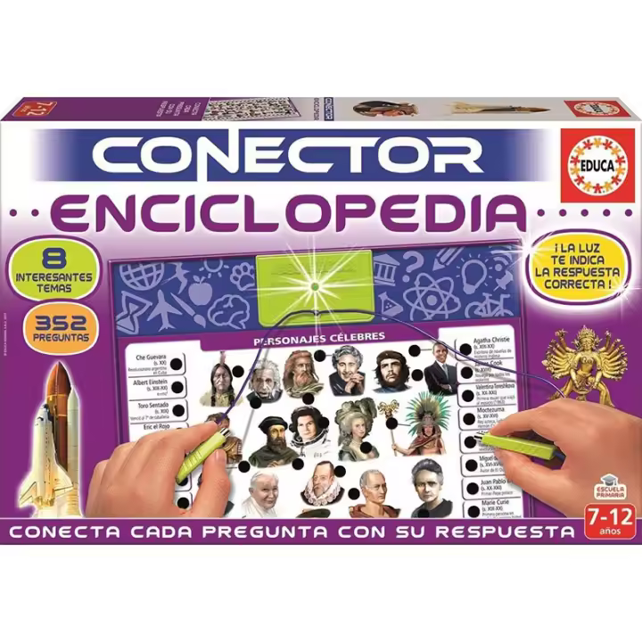 Conector Enciclopedia juego para niños con preguntas y boli interactivo - 1