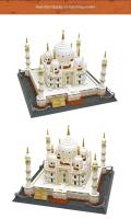 Juego De Bloques De Construcción Creativo 1113pcs Taj Mahal Grande Modelo Compatible Con 10189 Kit De Bloques Para Niños - details 10