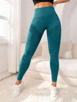 Leggings De Yoga Para Mujer Con Cintura Alta Elástica Y Sin Costuras Tallas Verdaderas Pantalones Deportivos Slim Para Entrenamiento Correr Y Fitness - details 10