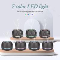 300ml difusor de aceite esencial, TAIGUSAT Aroma difusor humidificador de niebla de aire, nebulizador de aroma eléctrico con 14 luces de Color LED y cable USB C - details 3