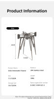 Estufa Portátil De Acero Inoxidable Para Camping Y Picnics shineTrip Aries Chasis Detachable Para Madera Y Agua En Exteriores - details 6
