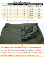 Pantalones Casuales Para Hombre Verano Secado Rápido Deporte Al Aire Libre Escalada Impermeables Talla Grande Con Multiposiciones Trabajar Ropa - details 0