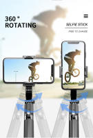 Soporte de Mano para Smartphone con Gimbal Estabilizador 1-Eje y Selfie Stick Tripod Wireless Bluetooth para iPhone Android - details 4