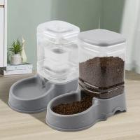 Dispensador Automático De Alimentos Para Mascotas 3.8L Gran Tamaño Para Perros Y Gatos Con Bebedero Dispensador De Agua Taza De Bebida - details 6