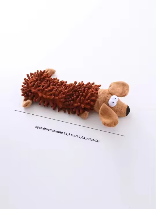 Juguete De Peluche Para Perros Sonido De Rana Hipopótamo Mopa Fuerza De Pelaje Juguetes Para Masticar Y Morder - 1