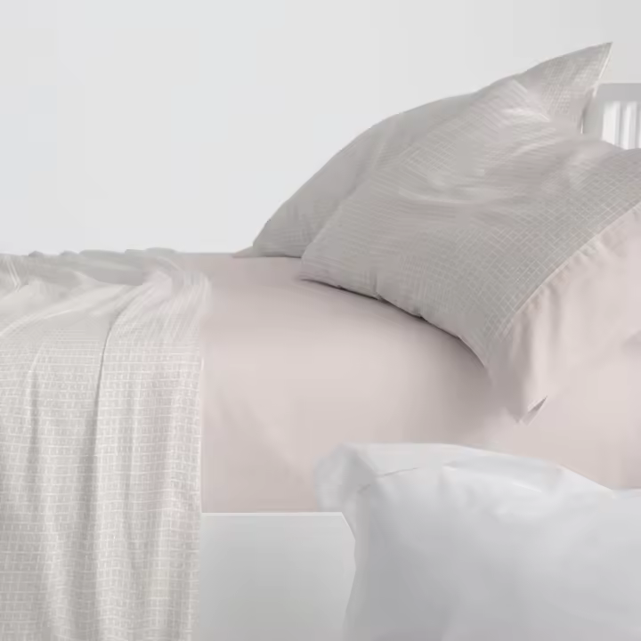 Burrito Blanco Juego de Sábanas para todo el año Diseño 540 - 1