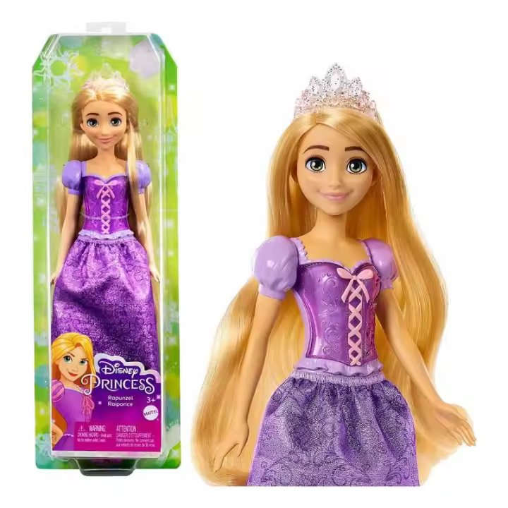 Muñeca Articulada Princesa Disney Rapunzel de Mattel - 1