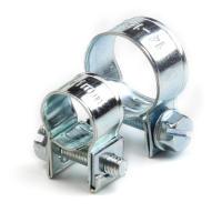 Kit De Tornillos De Tubo Doble Oreja 8-18mm Para Combustible Y Agua Herramienta De Jardín Y Plomería Material Acero Galvanizado - details 3