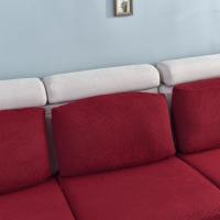 Funda De Sofá Elástica Gruesa En Color Sólido Protector De Muebles Para Sala De Estar Funda De Cojín De Sofá Desmontable - details 17