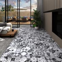 vidaXL Lamas Suelo PVC Autoadhesivas 5,21 m² 2 mm Baldosa Color Roble blanco clásico,  Blanqueado,  matte wood brown y mas - details 3