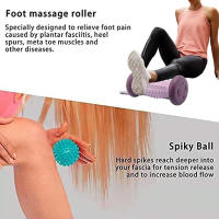 Masajeador De Pies Rodillo Alivio De La Fascitis Plantar Bola De Masaje Para Dolor De Espalda Relajación Muscular De Piernas Y Brazos Tamaño Multi SML - details 1
