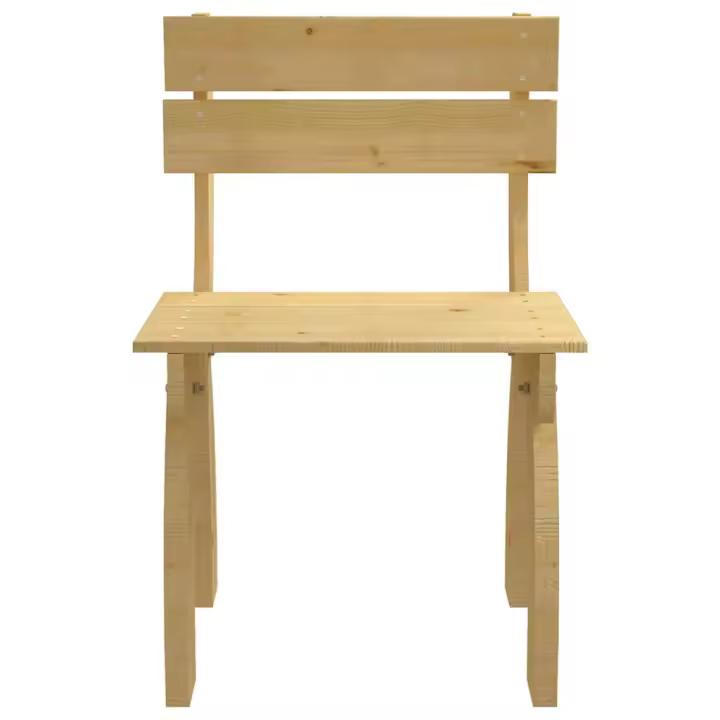Silla de Jardín de Madera de Pino impregnada - 1