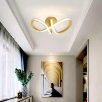 Luz De Techo LED Moderna En Colores Negro Y Oro Para Decoración Interior Adecuada Para Fóridos Pasillos Entradas Y Balcones - details 9