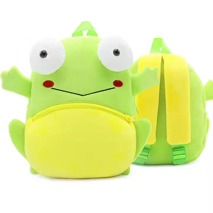 DICACA NATURE Mochila Preescolar niño-niña 3-5 años con diseño divertido animales para escuela, excursiones o actividades extraescolares guardería de primaria. - 1