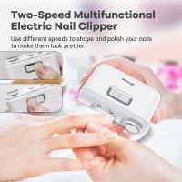 Cortadora de uñas eléctrica Cortadora de uñas automática y pulidora Cortadora de uñas recargable inalámbrica 2 en 1 con luz LED Cortadora de uñas segura - details 0
