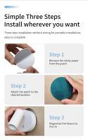 Spotlight LED Con Sensor De Toque Luz Nocturna Para Dormitorio Lámpara De Pared Recargable Y Magnética Rotación De 360° Dimmable - details 8