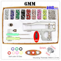 Kit De Herramientas Para Ojales Y Anillos Redondos De Metal Para Piel Y DIY De 80 a 400 Piezas Herramienta Multifuncional Para Pegatinas Y Scrapbooking - details 7